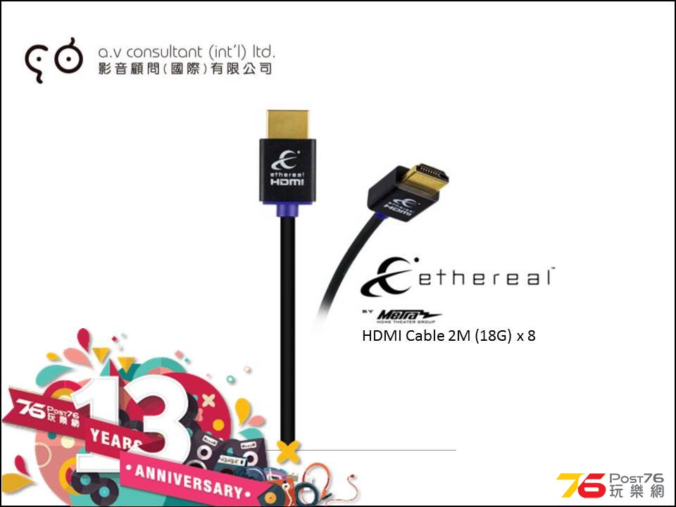 Post76 十三週年台慶版聚 禮品 030 (av consultant ethereal HDMI Cable x 8).jpg